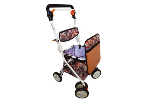 Carro compra - Andador con Asiento Beige