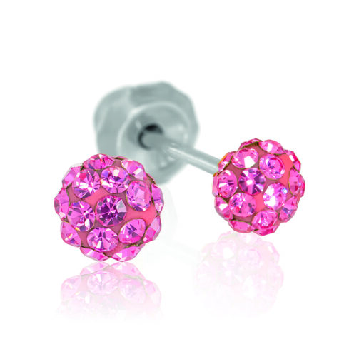 588C Bola rosa cristal 4mm